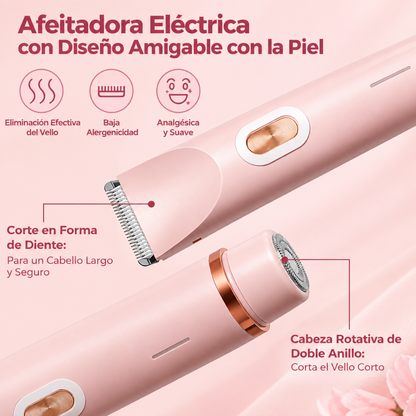 Afeitadora Eléctrica 2 en 1